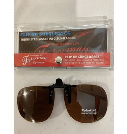 Fisherman Eyewear FISHERMAN EYEWEAR SQUARE BROWN CLIPON