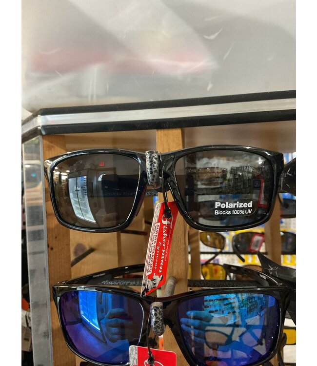 Fisherman Eyewear FISHERMAN EYEWEAR PARGO SHINY BLACK FRAME DARK 50713001X