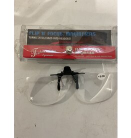 Fisherman Eyewear FISHERMAN EYEWEAR FLIP N FOCUS MAGNIFIER +3.00 90153N