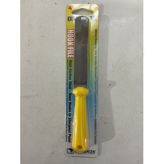 Luhr-Jensen 4” Original Hook File  Yellow