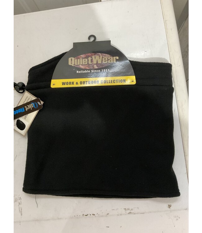 Quiet Wear Quiet Wear Neck Warmer BLACK OSFM