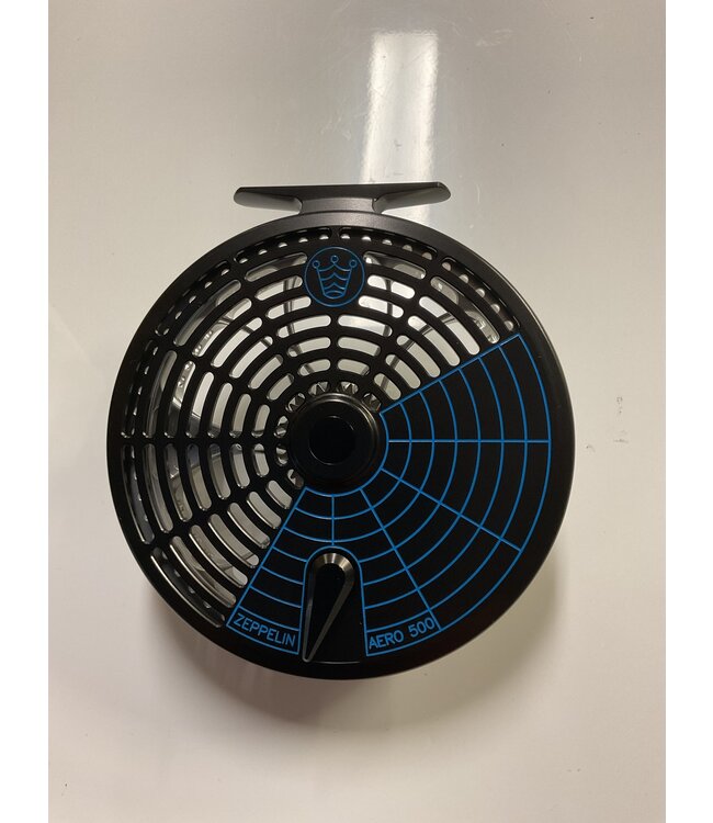 Kingpin KINGPIN SILVER ZEPPLIN AERO 500 - SERIAL #422  C/HANDLES W/BLUE FILL