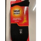 HEAT HOLDERS GRABBER HEAT HOLDER SOCKS MENS 7-12 BLACK