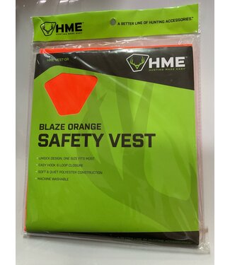 BLAZE ORANGE SAFETY VEST