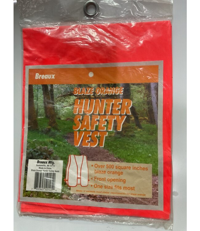 Breaux 50145 Hunters Safety Vest