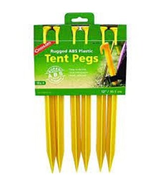 Coghlans 9312 ABS Tent Pegs 12" 6Pk