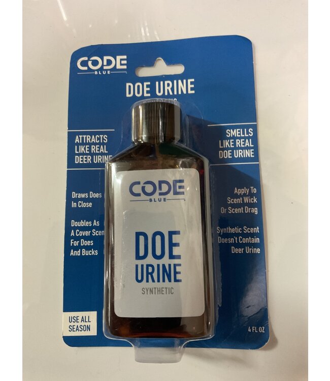 Code Blue Code Blue  Doe Urine