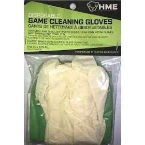 HME HME GCG Game Cleaning Gloves w/Towlette
