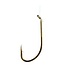 (032-6) EAGLE CLAW SZ-6 DOUBLE SNELLED HOOK PLAIN SHANK BRONZE 6/pk