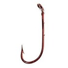 TTI BLAKEMORE FISHING GROUP TRU-TURN SZ-8 BLOOD RED SNELLED BAITHOLDER HOOKS , 5 snells/pk