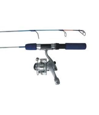 HT ENTERPRISES (NO LINE)HT 30" ICE COMBO ICE BLUE JIG STIK COMBO W/ IS-502S REEL 2BB