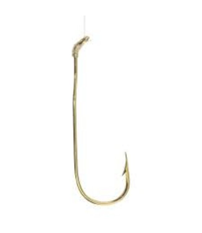 TRU-TURN ABERDEEN HOOK SZ 10 GOLD SNELLED 6snells/pk