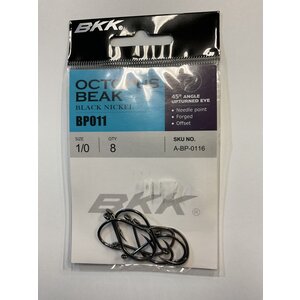 BKK Hooks BKK Octopus Beak Hook 1/0 (8pack)