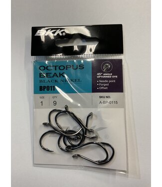 BKK Hooks BKK Octopus Beak Hook 1 (9pack)