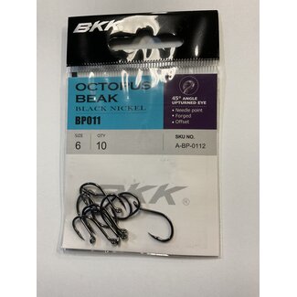 BKK Hooks BKK Octopus Beak Hook 6 (10pack) (A-BP-0112)