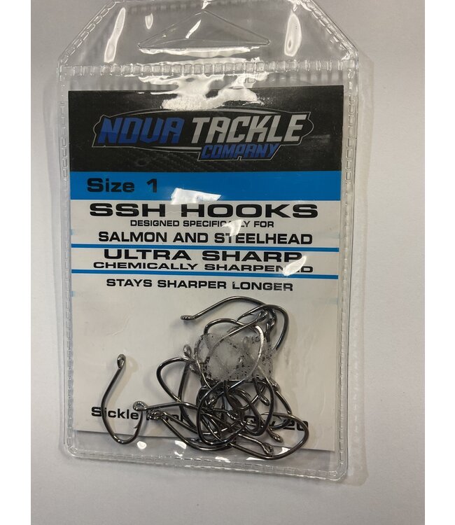 NOVA TACKLE COMPANY Nova SSH Sickle Hook #1/0 20 Pack