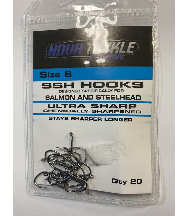 NOVA TACKLE COMPANY Nova SSH Sickle Hook #6 20 pack