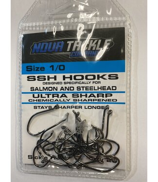 NOVA TACKLE COMPANY Nova SSH Sickle Hook #1 20 Pack