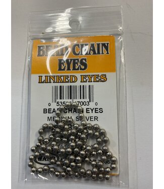 Wapsi BEAD CHAIN EYES MEDIUM SILVER (EYB2524)