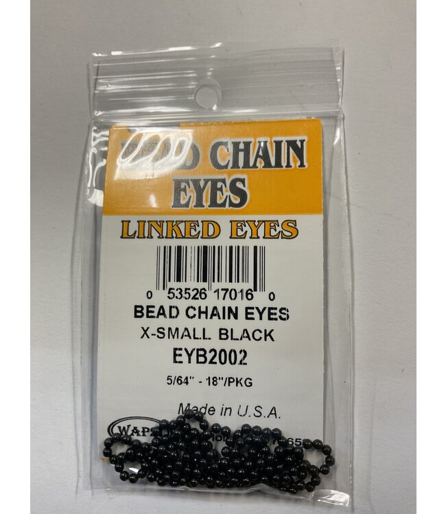 Wapsi BEAD CHAIN EYES X-SMALL BLACK (EYB2002)