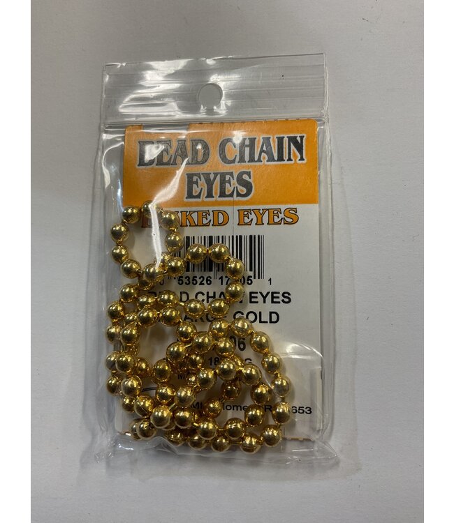 Wapsi BEAD CHAIN EYES X-LARGE GOLD (EYB2506)