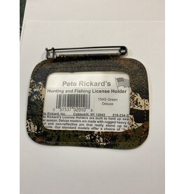 PETE RICKARD, INC. PETE RICKARD BROWN CAMO DELUXE HUNTING LICENSE HOLDER
