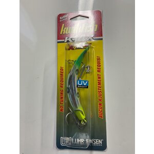 Luhr-Jensen K14X Kwikfish X-Treme (Rattle)  Flo Green / Chart UV
