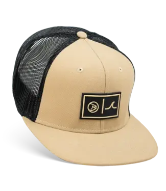 STLHD Stream to Sea Flat Bill Trucker Khaki/Black
