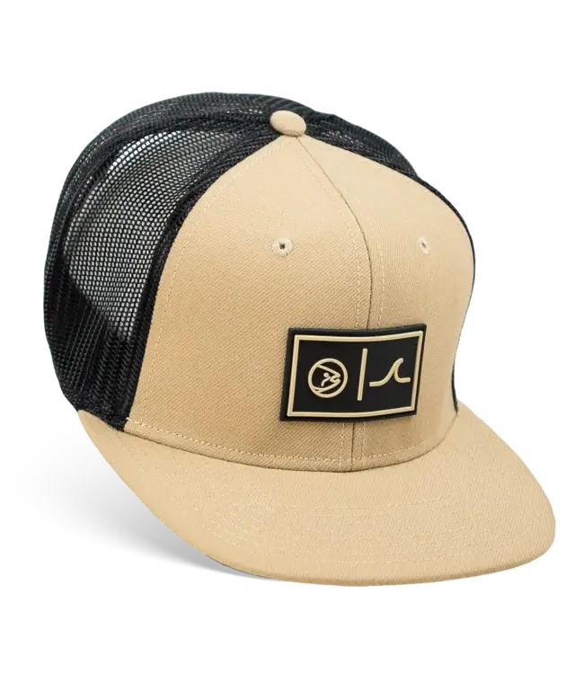 STLHD Stream to Sea Flat Bill Trucker Khaki/Black