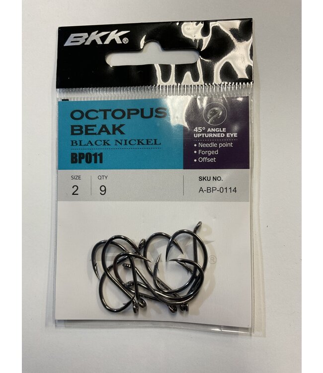 BKK Hooks BKK Octopus Beak Hook 2 (9pack)