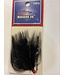 Challenger Lures CHALLENGER MARABOU JIG RED HD/BLACK BODY W/FLASH 1/32oz