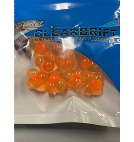 CLEARDRIFT Cleardrift Embryo Egg Clusters Natural Orange/Orange Dot - Medium
