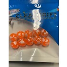 CLEARDRIFT Cleardrift Glazed Soft beads Light Orange 10mm