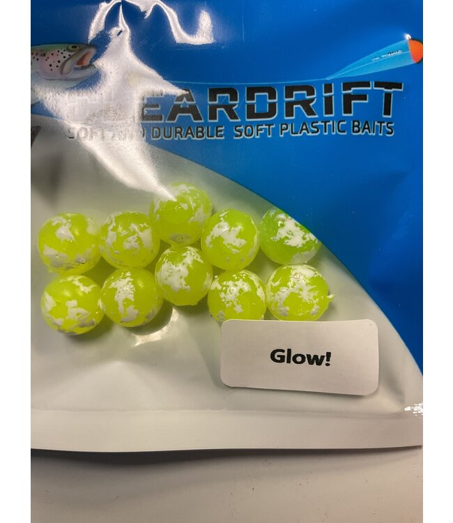 CLEARDRIFT Cleardrift Glazed Glow Chartreuse - 10mm