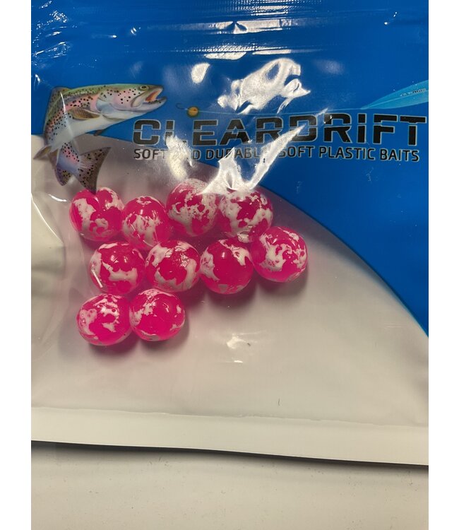 CLEARDRIFT CLEARDRIFT SOFT BEADS - GLAZED - 10MM - 10PK - SHRIMP PINK
