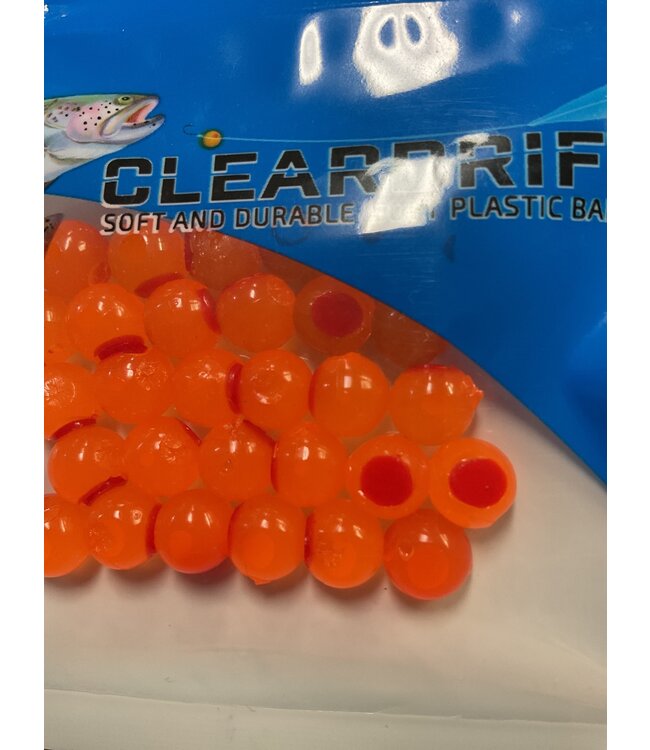 CLEARDRIFT CLEARDRIFT SOFT BEADS - EMBRYO - 8MM - 30PK - SALMON ROE