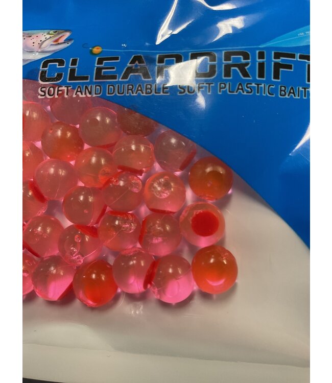 CLEARDRIFT Cleardrift Soft Beads Candy Apple/Red Dot 8mm
