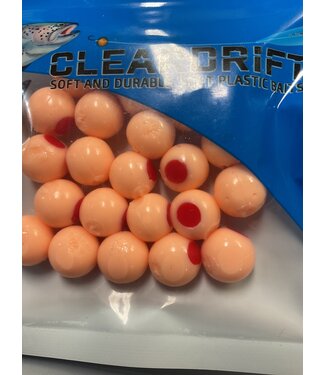 CLEARDRIFT Cleardrift Dead Egg Red / Red Dot 10mm