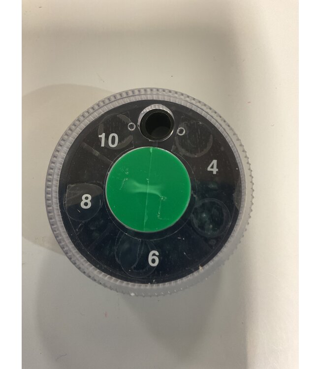 ANGLER SPORT GROUP DINSMORE 4 NON-LEAD GREEN CUSHIONED EGG SHOT DISPENSER MICRO SZ-04-06-08-10