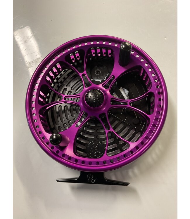 Kingpin Kingpin Zeppelin-Aero 5.0 Series Centerpin Reel PURPLE w/ BLACK Fill
