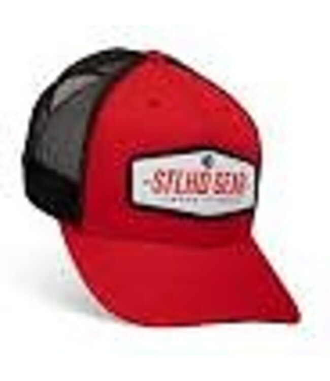 STLHD STLHD BEAD MUNCHER FLAT BILL TRUCKER HAT RED/BLACK