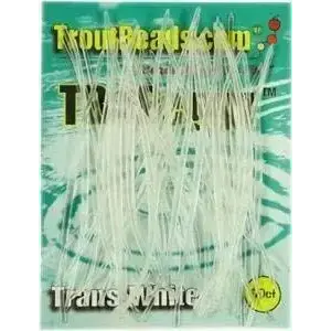 TroutBeads.com, Inc. TROUTBEADS  T/B PEGGZ (tm) 50ct RUBBER TOOTHPICKS TRANS WHITE