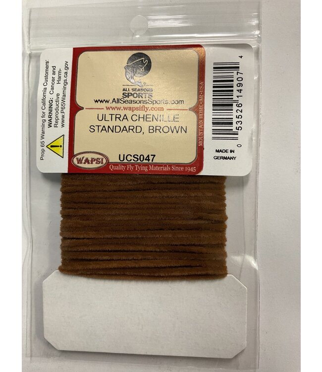 Wapsi ULTRA CHENILLE STANDARD, BROWN UCS047