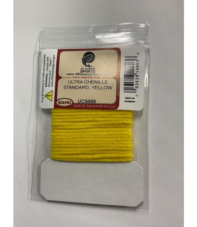 Wapsi ULTRA CHENILLE STANDARD, YELLOW UCS006