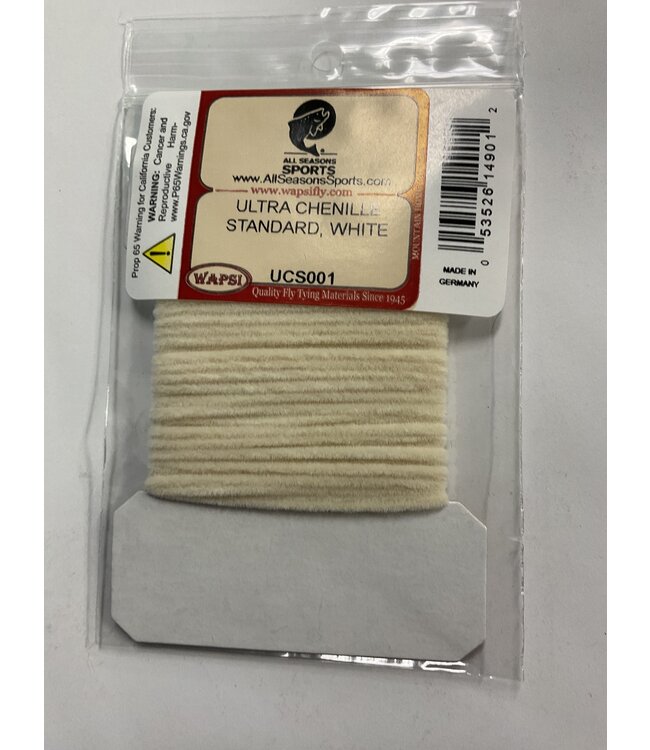 Wapsi ULTRA CHENILLE STANDARD, WHITE UCS001