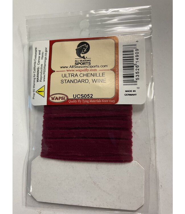 Wapsi ULTRA CHENILLE STANDARD, WINE UCS052