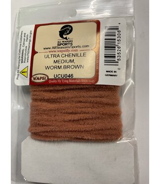 Wapsi (UCU046) ULTRA CHENILLE MEDIUM, WORM BROWN