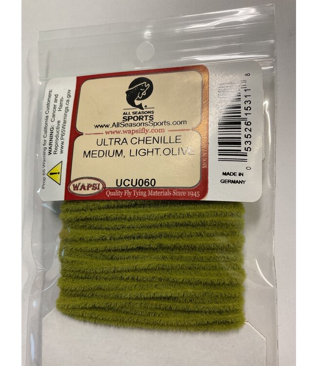 Wapsi (UCU060) ULTRA CHENILLE MEDIUM, LIGHT OLIVE