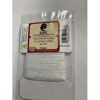 Wapsi POLYPROPYLENE FLOATING YARN, WHITE PY001