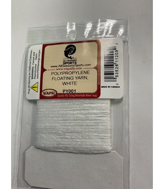 Wapsi POLYPROPYLENE FLOATING YARN, WHITE PY001